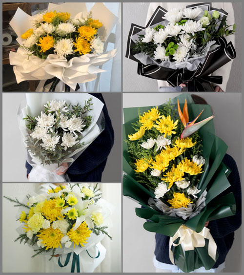广东肇庆市德庆县播植镇文定村白事花束代送